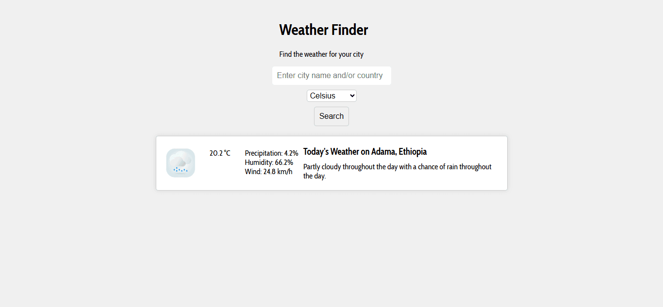 Odin Weather App